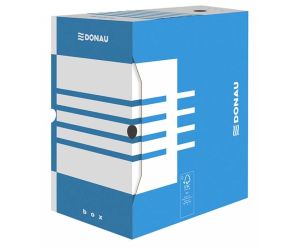 Pudło archiwizacyjne DONAU, karton, A4/200mm, niebieskie