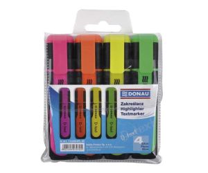 ZAKREŚLACZ DONAU D-TEXT KPL.4KOLORY 7358904PL-99