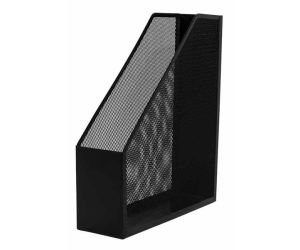 Pojemnik na dokumenty Q-CONNECT Office Set, metalowy, czarny