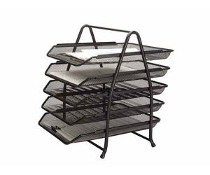 ZESTAW 5 SZUFLAD Q-CONNECT METALOWY CZARNY KF18474