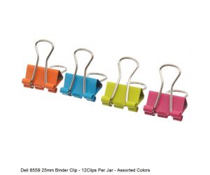 KLIPS DO AKT DELI 25MM MIX KOLORÓW OPAK. 12SZT