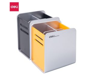 POJEMNIK NA DŁUGOPISY DELI PP KWADRATOWY MIX KOLORÓW