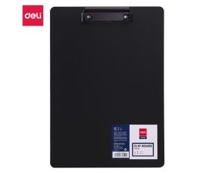 DESKA Z KLIPEM DELI A4 PP Z 3 WARSTWOWĄ PIANKĄ CZARNA