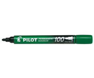 MARKER PERMANENTNY PILOT SCA-100 OKRĄGŁY ZIELONY