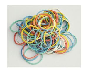 Gumki recepturki Q-CONNECT, 25g, mix kolorów