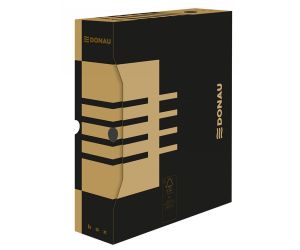 Pudło archiwizacyjne DONAU, karton, A4/80mm, brązowe