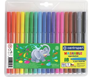 FLAMASTRY CENTROPEN WASHABLE 7790 ZMYWALNE 18SZTUK
