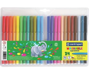 FLAMASTRY CENTROPEN WASHABLE 7790 ZMYWALNE 24SZTUKI