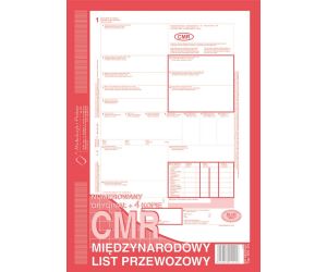 DRUK CMR MIĘDZYNARODOWY LIST PRZEWOZOWY NUMERYCZNY (O+4K) M&P 800-2N
