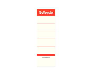 ETYKIETA WSUWANA ESSELTE DO SEGREGATORA 7,5CM OP 10 SZTUK