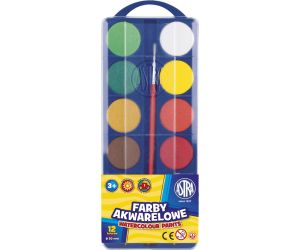 ASTRA FARBY AKWARELOWE 12 KOLORÓW