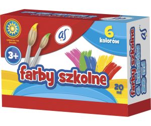FARBY SZKOLNE AS 6 KOLORÓW