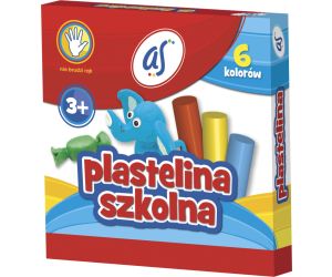 PLASTELINA SZKOLNA AS 6 KOLORÓW
