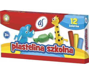 PLASTELINA SZKOLNA AS 12 KOLORÓW