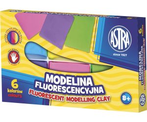 ASTRA MODELINA FLUORESCENCYJNA, 6 KOLORÓW