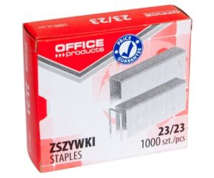 Zszywki OFFICE PRODUCTS, 23/23, 1000szt.