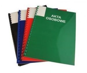 AKTA OSOBOWE TECZKA DO AKT CZERWONA TYP 02