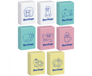 GUMKA BERLINGO ANIMALS PROSTOKĄTNA MIX KOLORÓW