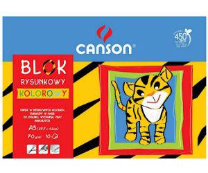CANSON BLOK RYSUNKOWY A3  KOLOR