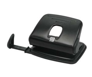 DZIURKACZ SAX318, DZIURKUJE DO 15 KARTEK, CZARNY