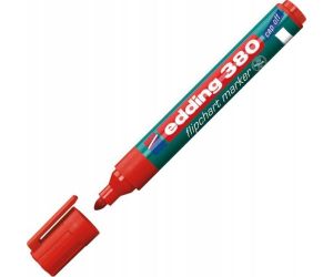 MARKER FLIPCHART EDDING 380 OKRĄGŁA KOŃCÓWKA 1,5-3MM CZERWONY