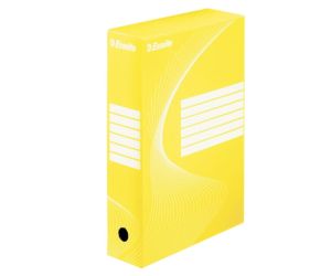 PUDŁO ARCHIWIZACYJNE ESSLETE BOXY A4/80MM ŻŁÓTE