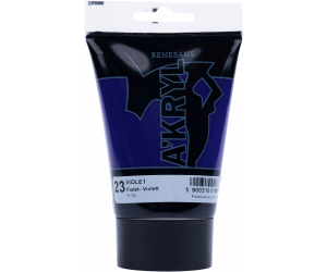 FARBA AKRYLOWA W TUBCE 100 ml A'KRYL RENESANS - 23 - FIOLET
