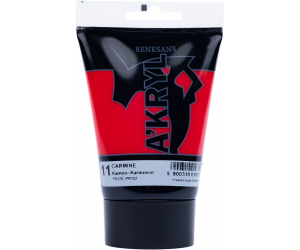 FARBA AKRYLOWA W TUBCE 100 ml A'KRYL RENESANS - 11 - KARMIN