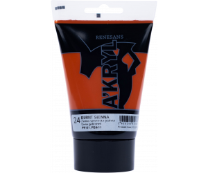 FARBA AKRYLOWA W TUBCE 100 ml A'KRYL RENESANS - 24 - SIENA PALONA
