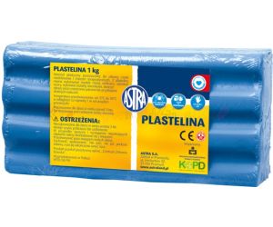 ASTRA PLASTELINA 1 KG NIEBIESKA