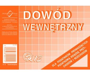 DRUK DOWÓD WEWNĘTRZNY M&P A6  K-13