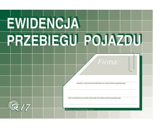 DRUK EWIDENCJA PRZEBIEGU POJAZDU BEZ KOSZTÓW M&P A5 K17