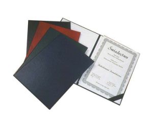 OKŁADKA NA DYPLOM ARGO STANDARD CZARNA BEZ NADRUKU OP 10SZT