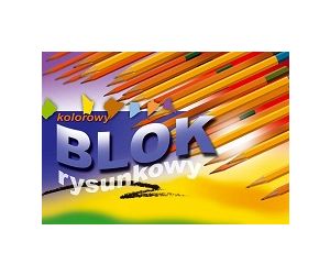 BLOK RYSUNKOWY KRESKA A4 KOLOROWY 16 KARTEK 1