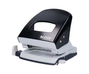 DZIURKACZ LEITZ 5008 DUŻY METALOWY CZARNY DO 30 KARTEK