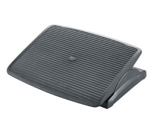 Podnóżek Q-CONNECT, z regulacją (x2), 450x310mm, czarny