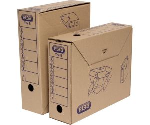 PUDŁO ARCHIWIZACYJNE ELBA  A4/95 MM TRIC 0 BRĄZOWE