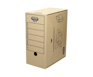 PUDŁO ARCHIWIZACYJNE ELBA  A4/155 MM TRIC 3 BRĄZOWE
