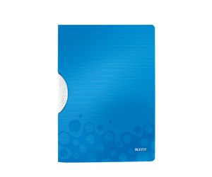 SKOROSZYT LEITZ WOW Z KLIPSEM NIEBIESKI DO 30 KARTEK