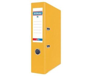 Segregator DONAU Life, pastel, A4/75mm, żółty