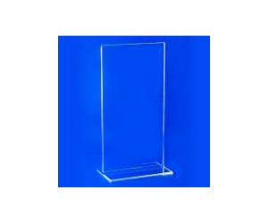 STOJAK INFORMACYJNY MENU NA STÓŁ TYP "T" A4, PLEXI PLEKSI