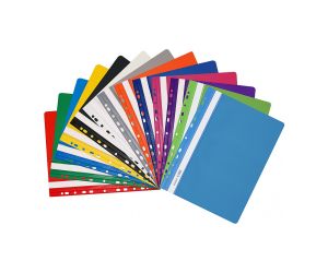 SKOROSZYT BIURFOL ZAWIESZKOWY A4 PCV TWARDY JASNONIEBIESKI OP 20 SZT