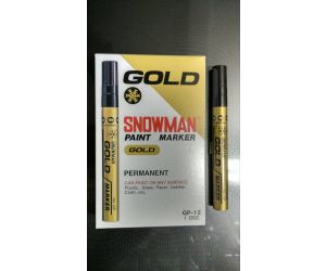 MARKER OLEJOWY SNOWMAN GRUBY GP12 1,5-3MM ZŁOTY