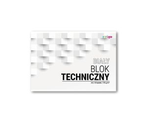 STRIGO BLOK TECHNICZNY A4 10K 170G BIAŁY
