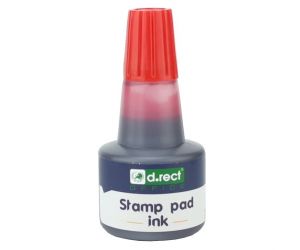 TUSZ DO STEMPLI D.RECT CZERWONY 25ML