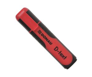 Zakreślacz fluorescencyjny DONAU D-Text, 1-5mm (linia), czerwony