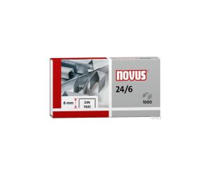 ZSZYWKI 24/6 NOVUS MIEDZIOWANE 1000SZT